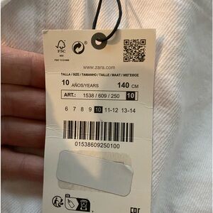 Brand New Zara Girls Dress Shirt